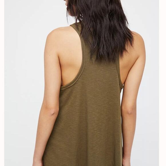 Free People Intimately Green Tank size L - Picture 2 of 8
